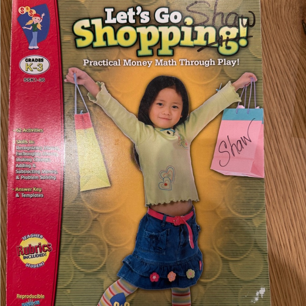Children Resource Book: Let's Go Shopping! Kids Educational Toy